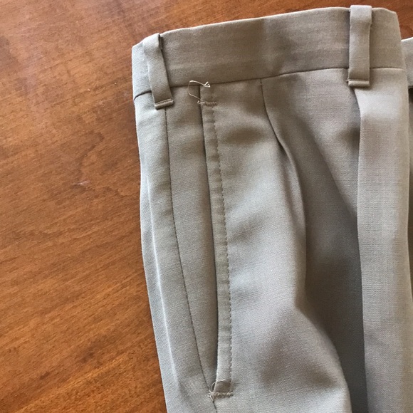 Jaymar-Ruby Vintage 34 x 30 men’s pants w buttons for suspenders, pleated front. - Picture 7 of 12